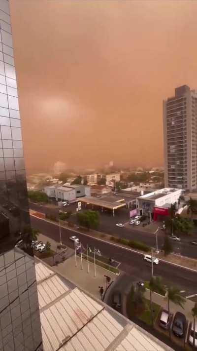 Sandstorm in Sao Paulo, Brazil. September 23, 2025.