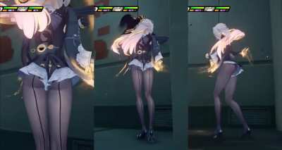 The thin black line helps to make the jiggle motion more apparent