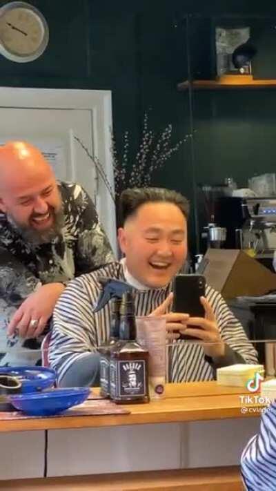 Probably made that barber‘s day