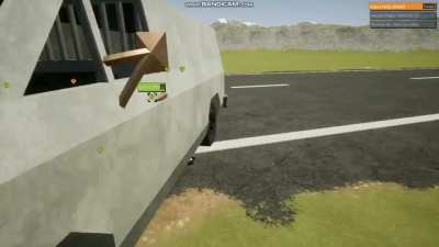 self driving AI van update.