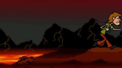 Shaggy has the high ground