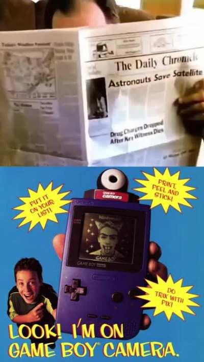 The Game Boy Camera was first released on February 21, 1998