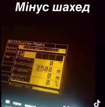 That’s how interception of Iranian kamikaze drone looks like from the inside of Flakpanzer Gepard.