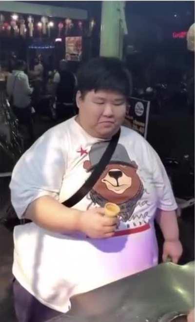 He just wanted his ice cream