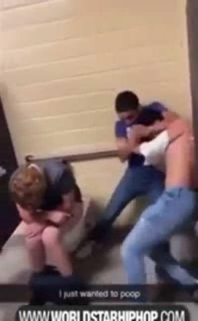 He just wanted to poop :(