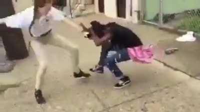 Taller vs Shorter girlsfight