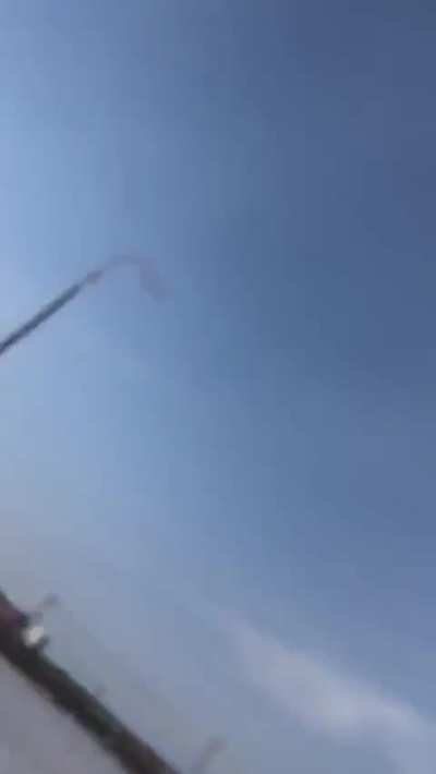 The moment a Ukrainian Kamikaze UAV hit a target in Russia.