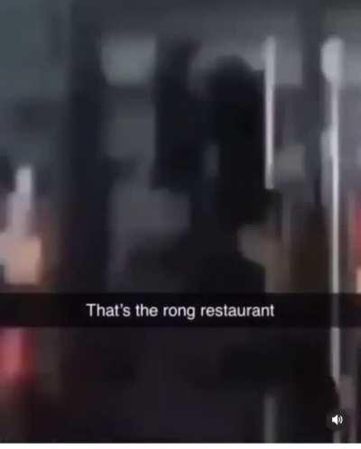 The wrong restaurant