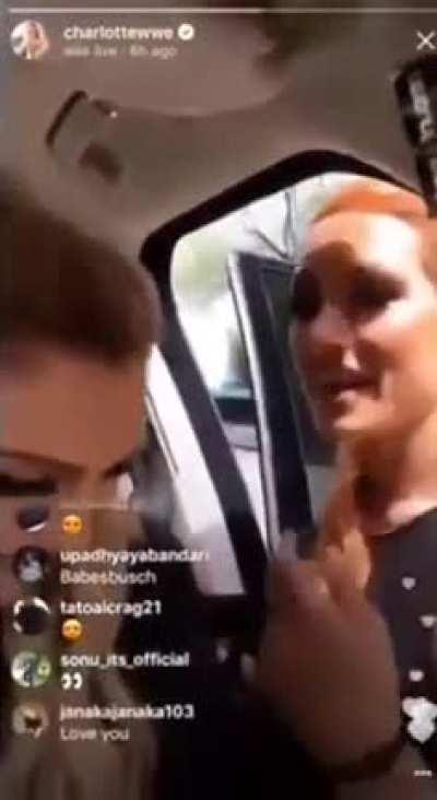Becky Lynch makes Charlotte laugh with her southern American accent