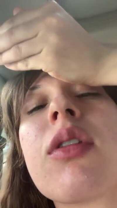 Some risky fun in a public parking lot 😋