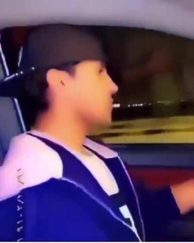 Taking the keys off while your boyfriend is driving..