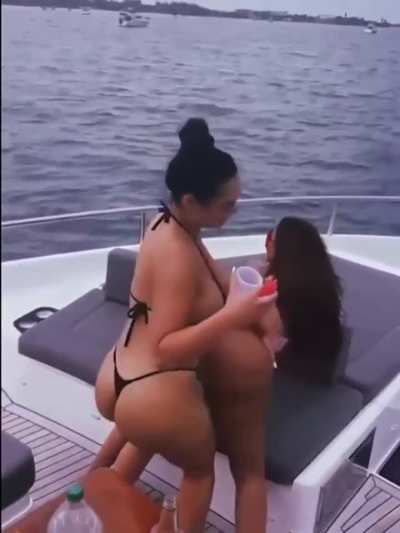 On a boat