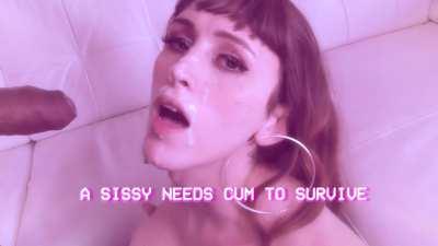 Without the daily cum meal we would starve!