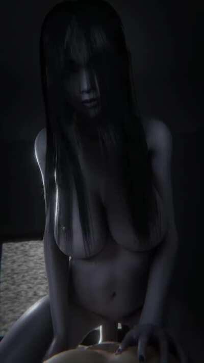 Ghost Girl Cowgirl *Spooky* (LazyProcrastinator) [OC]