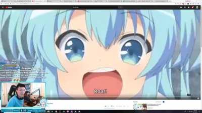 Imagine getting jumpscared by a loli 😂😂😂. Btw, yes i know this is old but still gold