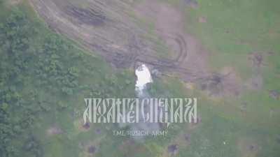 Ru POV: Lancet hits Leopard 2A6