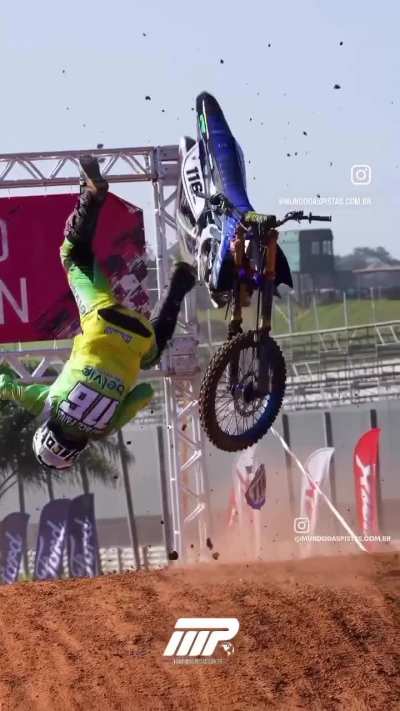 A good example why helmets should always be worn when riding motorcycles!