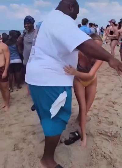 Bro saw his opportunity and took it