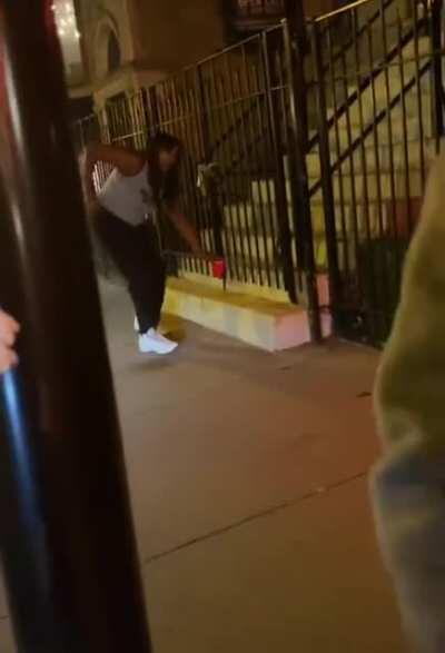 HMC while I pole dance on this street sign