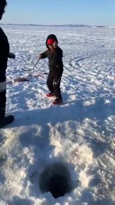 That's about his size