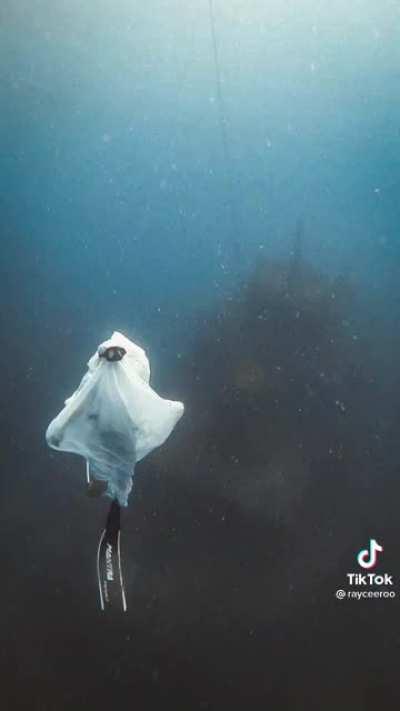 Playing ghost on a shipwreck