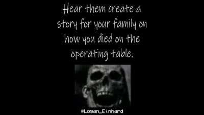 I made this story up before I went to get my tooth fillings, so there's that.