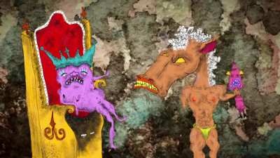 BLUNDER. Digital animation over paper