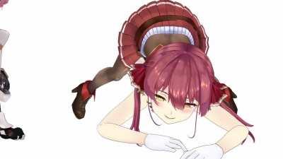 Marine does the Jack-O pose animation