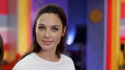 Gal Gadot after talking to the guy she'll be doing her first porn shoot with