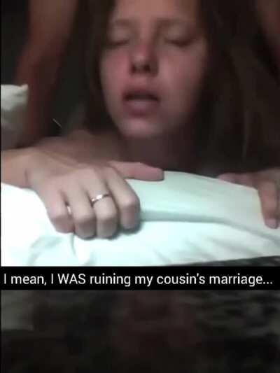 The cousin finally gave in...