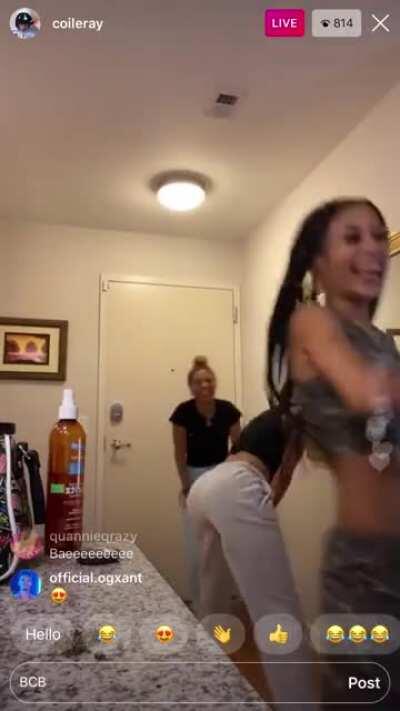 Twerking on live with friends