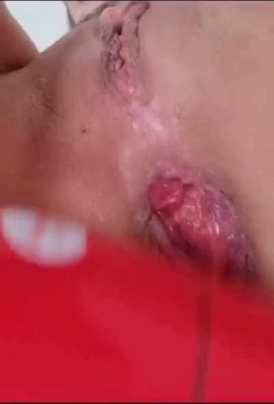 Nice closeup, I want to kiss that beautiful wet prolapse
