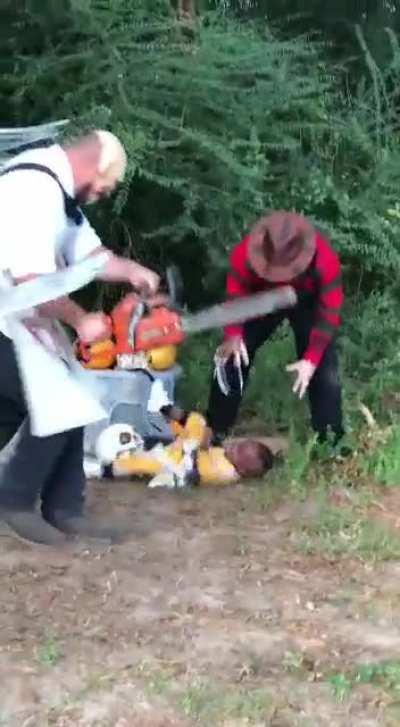 Zero mercy on this little fella