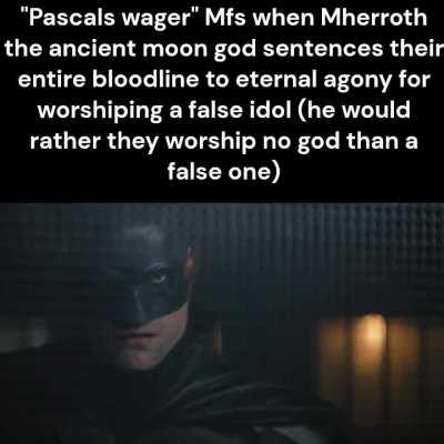 The moon god is a jealous kind