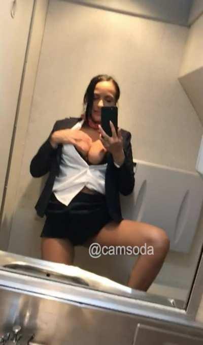 Stewardess gone very wild