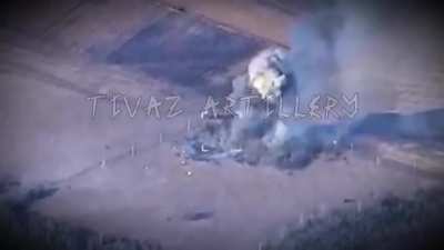 Drone footage from the Ukrainian 