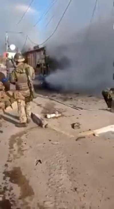 Neighborhoods of Kyiv, Irpin. Successful counter-attack of Ukrainian forces