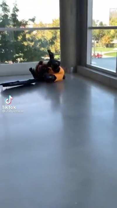 Utah Jazz mascot gets a headache for the 'Gram