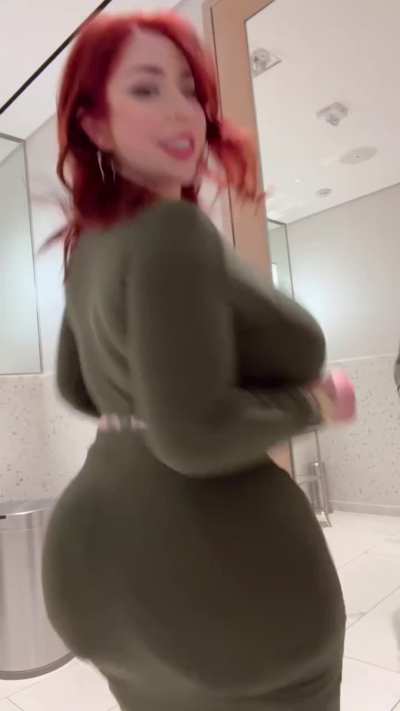 Thick in the front and back