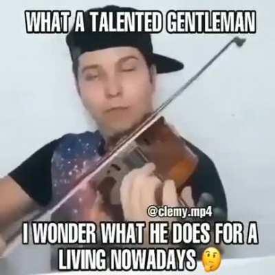 What orchestra is he in??