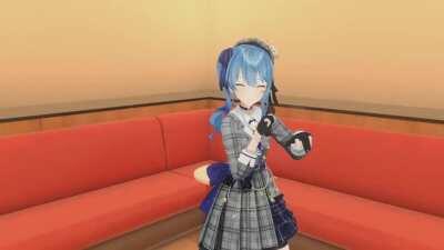 Suisei singing and dancing BLUE CLAPPER DOO-DO-DO-DODODODO!!