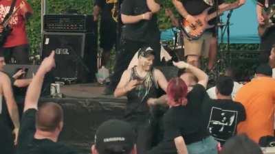 When drinking in the pit goes wrong