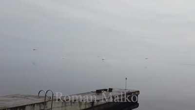 ukrainian forces take down enemy helis