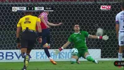 Goalkeeper had a one way to sacrifice