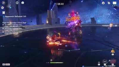 C6 R5 Damage Test on 12-1