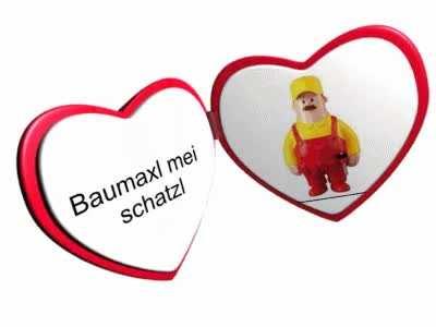 I wü an baumaxl sei bartl obkiefeln