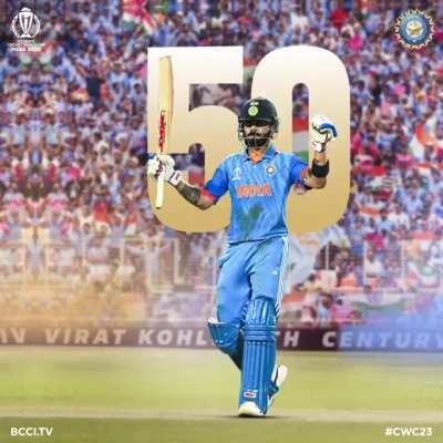 Virat Kohli surpasses the legendary Sachin Tendulkar and now has the most centuries in Men's ODIs