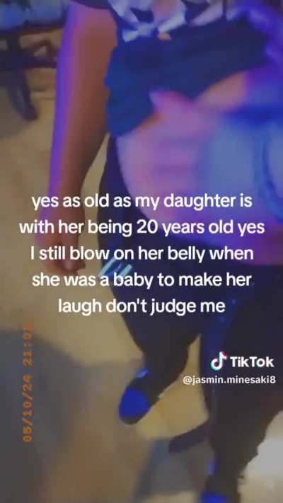 Mother couldn't help herself