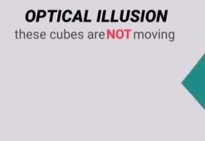 these cubes are not moving