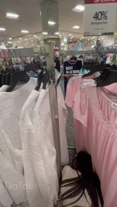 Just a quickie while shopping